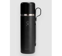Hydro Flask - Hot Flask And Cup - Insulated bottle size 828 ml, black/grey
