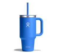 Hydro Flask 32 Oz Travel Tumbler with Handle, Lid and Straw - Insulated Stainless Steel in Cascade