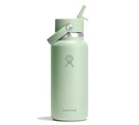 Hydro Flask 32 Oz Wide Flex Straw Cap Bottle - Insulated Stainless Steel - Wide Straw Lid, Non Spill, Leakproof in Aloe