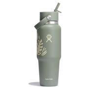 Hydro Flask 32 Oz Wide Flex Straw Travel Bottle Botanical Bliss Agave
