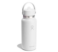 Hydro Flask | 32 oz Wide Mouth with Flex Straw Cap | White 32 oz