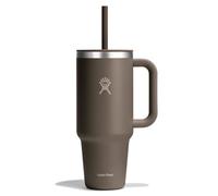 Hydro Flask 40 Oz Travel Tumbler with Handle, Lid and Straw - Insulated Stainless Steel in 32 Oz Sandpiper