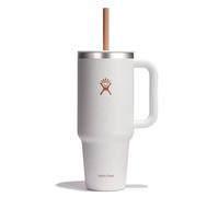 Hydro Flask 40 Oz Travel Tumbler with Handle, Lid and Straw - Insulated Stainless Steel in Seasalt