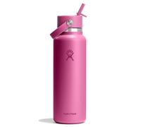 Hydro Flask 40 Oz Wide Flex Straw Cap Bottle - Insulated Stainless Steel - Wide Straw Lid, Non Spill, Leakproof in Reef