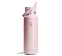 Hydro Flask 40 Oz Wide Flex Straw Cap Bottle - Insulated Stainless Steel - Wide Straw Lid, Non Spill, Leakproof in Tonal Trillium
