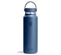 Hydro Flask - Wide Flex Cap 1,182 ml (40 oz) Bottle - Stainless Steel, Leakproof - Insulated Cold 24 Hrs & Hot 12 Hrs - Harbor Blue