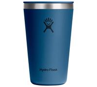 Hydro Flask - All Around Tumbler Press-in Lid 355 ml (12 oz) - Insulated Stainless Steel - Splash-Resistant, Leak-Resistant, Cupholder Compatible - Keeps Drinks Cold 24 Hrs & Hot 12 Hrs - Harbor Blue