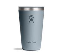Hydro Flask - All Around Tumbler Press-in Lid 473 ml (16 oz) - Insulated Stainless Steel - Splash-Resistant, Leak-Resistant, Cupholder Compatible - Keeps Drinks Cold 24 Hrs & Hot 12 Hrs - Shale Gray