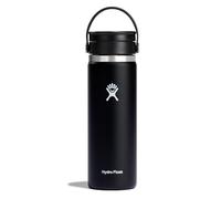 HYDRO FLASK - Coffee Flask 591 ml (20 oz) - Vacuum Insulated Stainless Steel Travel Mug with Leak Proof Flex Sip Lid - Wide Mouth - Black