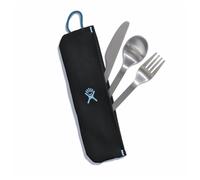 Hydro Flask - Flatware Set Stainless with Pouch - Cutlery set size 3 Pieces, black