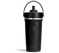Hydro Flask - Insulated Stainless Steel Shaker Bottle 710 ml (24 oz) - Leakproof Flip Chug Spout - for Protein Shakes & Supplements - Whisk Ball - Cold for 24 Hours - Black