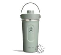 Hydro Flask - Insulated Stainless Steel Shaker Bottle 710 ml (24 oz) - Leakproof Flip Chug Spout - for Protein Shakes & Supplements - Whisk Ball - Cold for 24 Hours - Agave