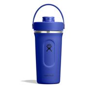 Hydro Flask - Insulated Stainless Steel Shaker Bottle 710 ml (24 oz) - Leakproof Flip Chug Spout - for Protein Shakes & Supplements - Whisk Ball - Cold for 24 Hours - Capri Blue