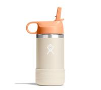 Hydro Flask Kids Water Bottle for School - Stainless Steel and Insulated with Straw Cap - 12 Oz Coconut