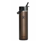 Hydro Flask - Lightweight Wide Flex Straw Cap - Insulated bottle size 710 ml, brown