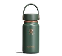 Hydro Flask - Micro Hydro 200 ml (6.7 oz) - Leakproof, Insulated Mini Flask with Clip-On Strap - Cold & Hot Up to 7 Hrs - Compact & Durable - Forest Green