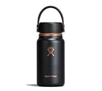 Hydro Flask - Micro Hydro 200 ml (6.7 oz - Leakproof, Insulated Mini Flask with Clip-On Strap - Cold & Hot Up to 7 Hrs - Compact & Durable - Black