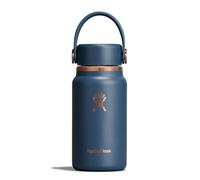 Hydro Flask - Micro Hydro 200 ml (6.7 oz - Leakproof, Insulated Mini Flask with Clip-On Strap - Cold & Hot Up to 7 Hrs - Compact & Durable - Harbor Blue