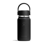 Hydro Flask - Micro Hydro 200 ml (6.7 oz) - Leakproof, Insulated Mini Flask with Clip-On Strap - Cold & Hot Up to 7 Hrs - Compact & Durable - Black