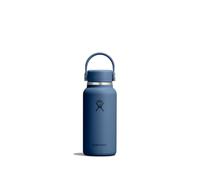 Hydro Flask - Micro Hydro 300 ml (10 oz) | Leakproof, Insulated Mini Flask with Removable FlexClip Strap - Up to 24hrs Cold & 9hrs Hot - Durable - Harbor Blue