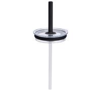 Hydro Flask - Press-in All Around Tumbler Straw Lid - Leak-Resistant & Splash-Resistant - Fits Multiple Tumblers - Dishwasher Safe - Medium - Clear