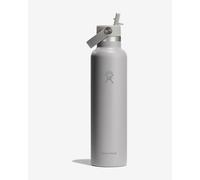 HYDRO FLASK - Standard Mouth Water Bottle 621 ml (21 oz) - Vacuum Insulated Stainless Steel Water Bottle with Flex Straw Cap - Birch