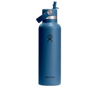 Hydro Flask - Standard Flex Straw Cap - Insulated bottle size 621 ml, blue
