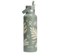 Hydro Flask Standard Mouth Flex Straw Cap Botanical Bliss thermal bottle, 620 ml