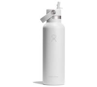 Hydro Flask - Standard Flex Straw Cap - Insulated bottle size 621 ml, white/grey