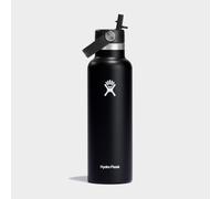 Hydro Flask Standard Mouth with Flex Straw Cap 21oz, Black One Size