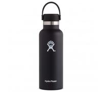Hydro Flask - Standard Mouth with Standard Flex Cap - Insulated bottle size 621 ml, black/grey