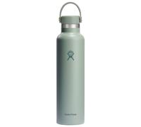 HYDRO FLASK - Standard Mouth Water Bottle 621 ml (21 oz) - Vacuum Insulated Stainless Steel Water Bottle with Leak Proof Flex Cap and Powder Coat - Agave