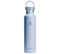 HYDRO FLASK - Standard Mouth Water Bottle 709 ml (24 oz) - Vacuum Insulated Stainless Steel Water Bottle with Leak Proof Flex Cap and Powder Coat - Surf