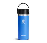 Hydro Flask - Travel Coffee Flask 473 ml (16 oz) - Vacuum Insulated Stainless Steel Travel Mug with Leak Proof Flex Sip Lid - Wide Mouth - Cascade
