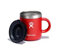 HYDRO FLASK - Travel Coffee Mug 177 ml (6 oz) - Vacuum Insulated Stainless Steel Travel Mug with Handle and Press-In Lid - BPA-Free - Goji