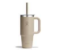 Hydro Flask - Travel Tumbler Clear Lid - Insulated mug size 710 ml, sand