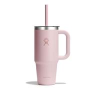 Hydro Flask - Travel Tumbler Clear Lid - Insulated mug size 710 ml, pink