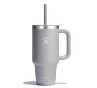 Hydro Flask Travel Tumbler 946ml (32oz) – Press-In Straw Lid, Double-Wall Stainless Steel – Birch
