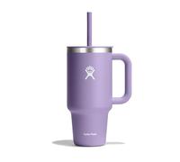 Hydro Flask - Travel Tumbler 946 ml (32 oz) with Closable Press-in Straw Lid - Stainless Steel - Double Wall Vacuum Insulated - Splash Resistant lid -Moonshadow