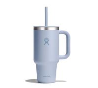 HYDRO FLASK - Travel Tumbler 946 ml (32 oz) with Closable Press-In Straw Lid - Stainless Steel - Double Wall Vacuum Insulated - Splash resistant lid - Surf