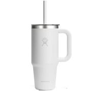 Hydro Flask Travel Tumbler Clear-24 Oz Thermal Mug White 24 oz
