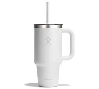 Hydro Flask Travel Tumbler Clear-32 Oz Thermal Mug White 32 oz