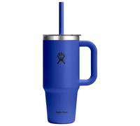 Hydro Flask - Travel Tumbler Clear Lid - Insulated mug size 710 ml, blue