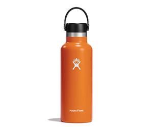 HYDRO FLASK - Water Bottle 532 ml (18 oz) - Vacuum Insulated Stainless Steel Water Bottle with Leak Proof Flex Cap and Powder Coat - BPA-Free - Standard Mouth - Mesa