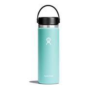 HYDRO FLASK - Water Bottle 591 ml (20 oz) - Vacuum Insulated Stainless Steel Water Bottle with Leak Proof Flex Cap and Powder Coat - BPA-Free - Wide Mouth - Dew