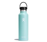 HYDRO FLASK - Water Bottle 621 ml (21 oz) - Vacuum Insulated Stainless Steel Water Bottle with Leak Proof Flex Cap and Powder Coat - BPA-Free - Standard Mouth - Dew