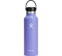 HYDRO FLASK - Water Bottle 621 ml (21 oz) - Vacuum Insulated Stainless Steel Water Bottle with Leak Proof Flex Cap and Powder Coat - BPA-Free - Standard Mouth - Lupine