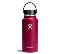 HYDRO FLASK - Water Bottle 946 ml (32 oz) - Vacuum Insulated Stainless Steel Water Bottle Flask with Leak Proof Flex Cap with Strap - BPA-Free - Wide Mouth - Snapper