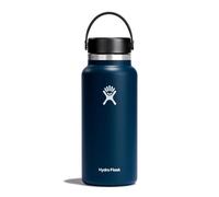 Hydro Flask - Water Bottle 946 ml (32 oz) - Vacuum Insulated Stainless Steel Water Bottle with Leak Proof Flex Cap and Powder Coat - Wide Mouth - Indigo