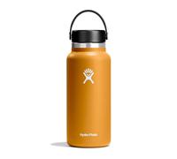 Hydro Flask - Water Bottle 946 ml (32 oz) - Vacuum Insulated Stainless Steel Water Bottle with Leak Proof Flex Cap and Powder Coat - Wide Mouth - Fossil